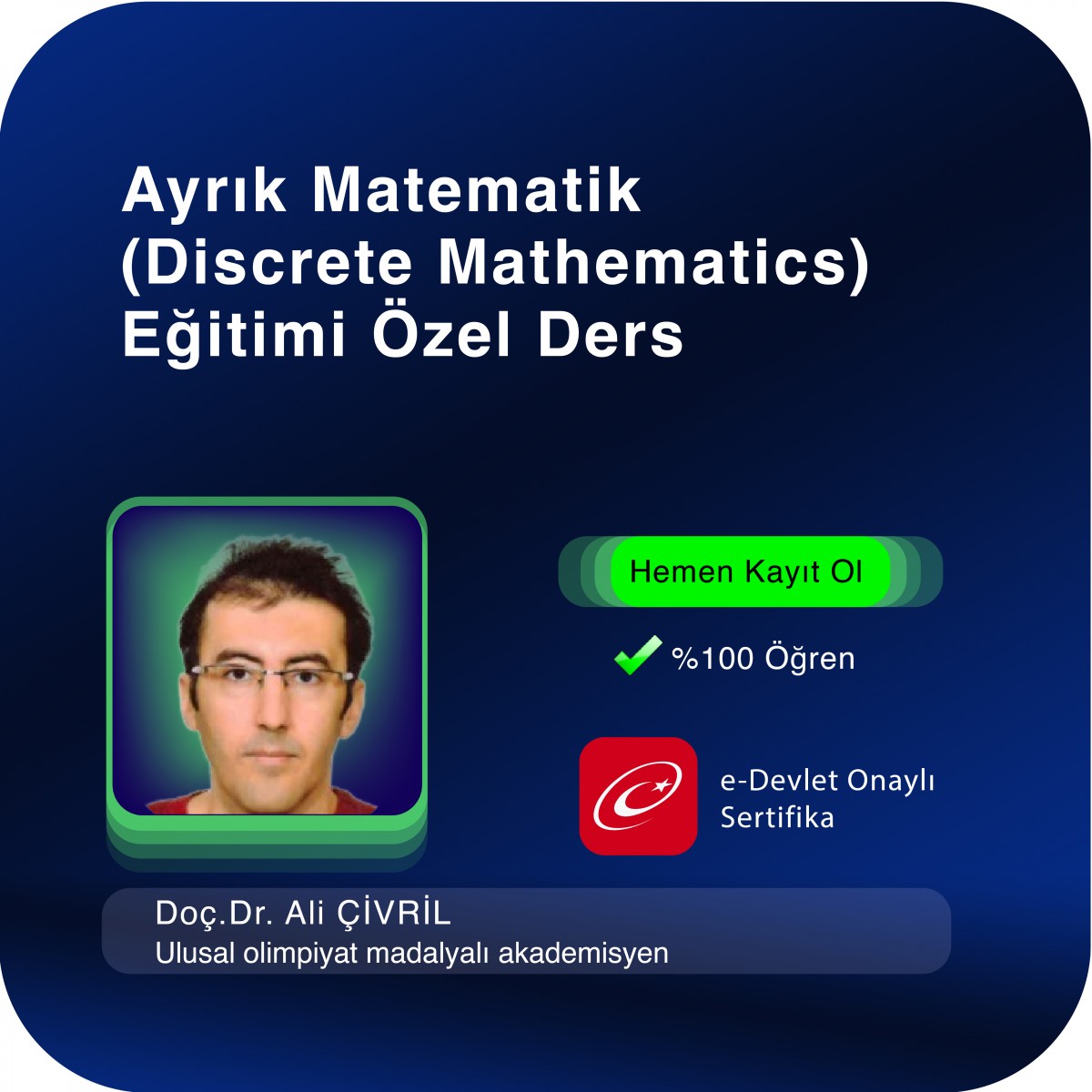 Ayrık Matematik (Discrete Mathematics) Eğitimi Özel Ders