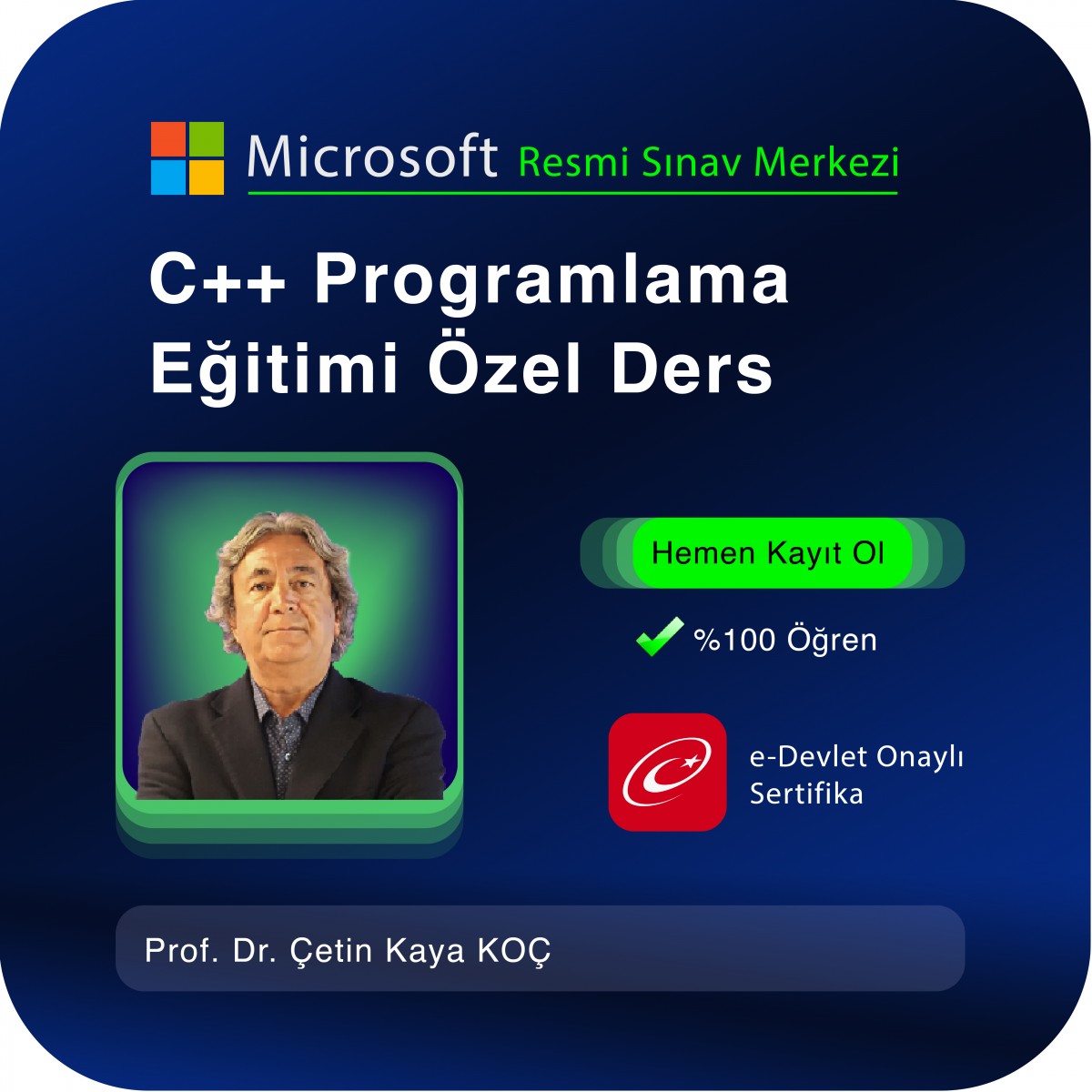 C++ Programlama Canlı (Online) Özel Ders