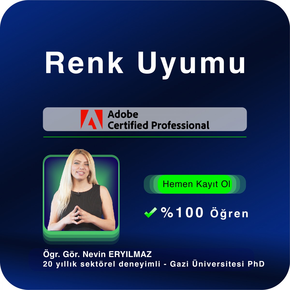 Renk Uyumu Canlı (Online) Eğitimi