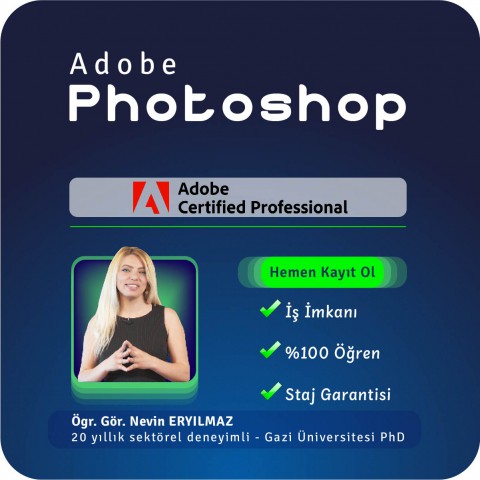 Adobe Photoshop Yüz Yüze Eğitim