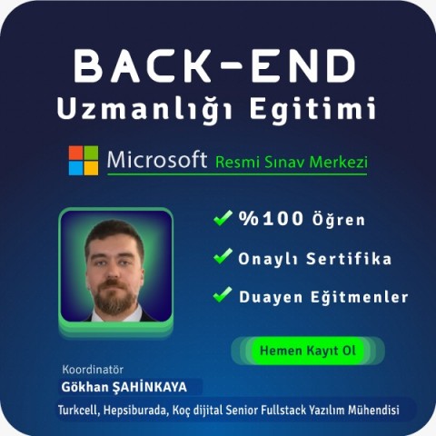 Back-End Development Yüz Yüze Eğitimi