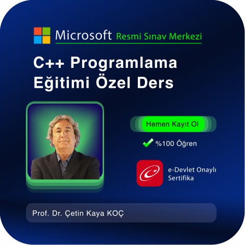 C++ Programlama Canlı (Online) Özel Ders