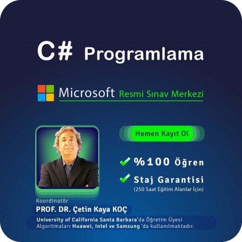 C# Programlama Yüz Yüze Özel Ders