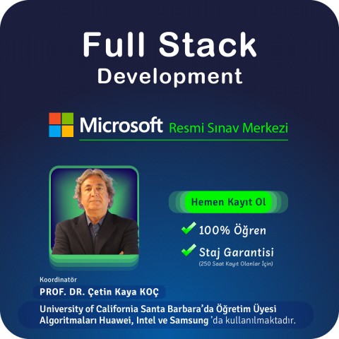Full Stack Development Yüz Yüze Eğitim (Staj Garantili)