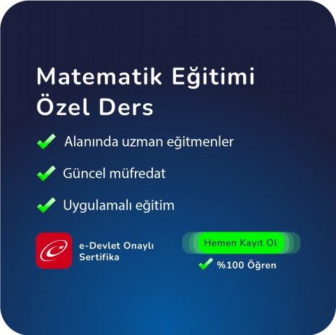 Matematik Eğitimi Özel Ders