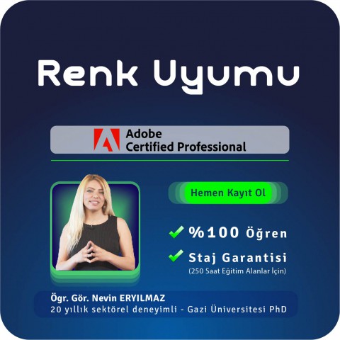 Renk Uyumu Canlı (Online) Eğitimi