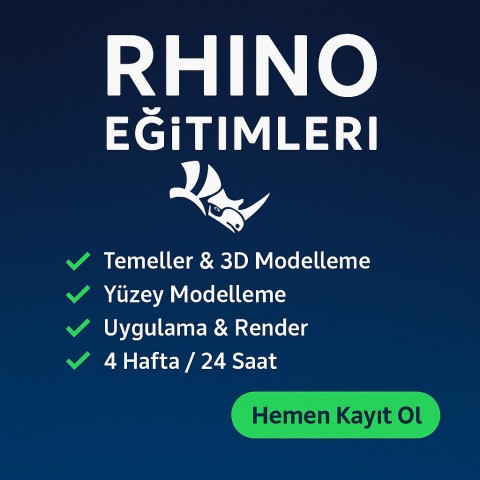 Rhino Eğitimi 40 Saat Online