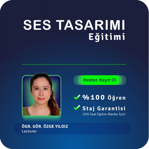 Ses Tasarımı Canlı (Online) Eğitimi