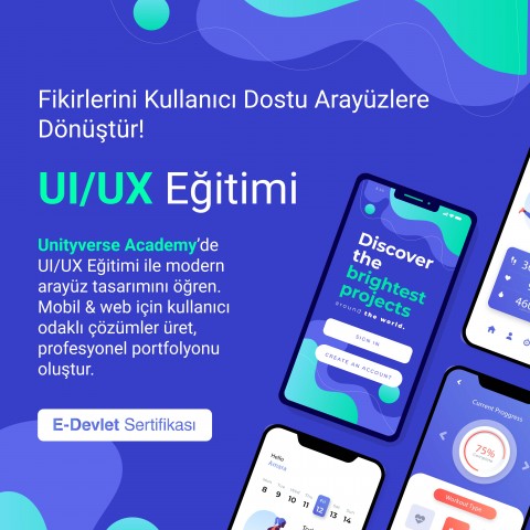 UI/UX Tasarım Eğitimi Canlı (Online) Eğitimi