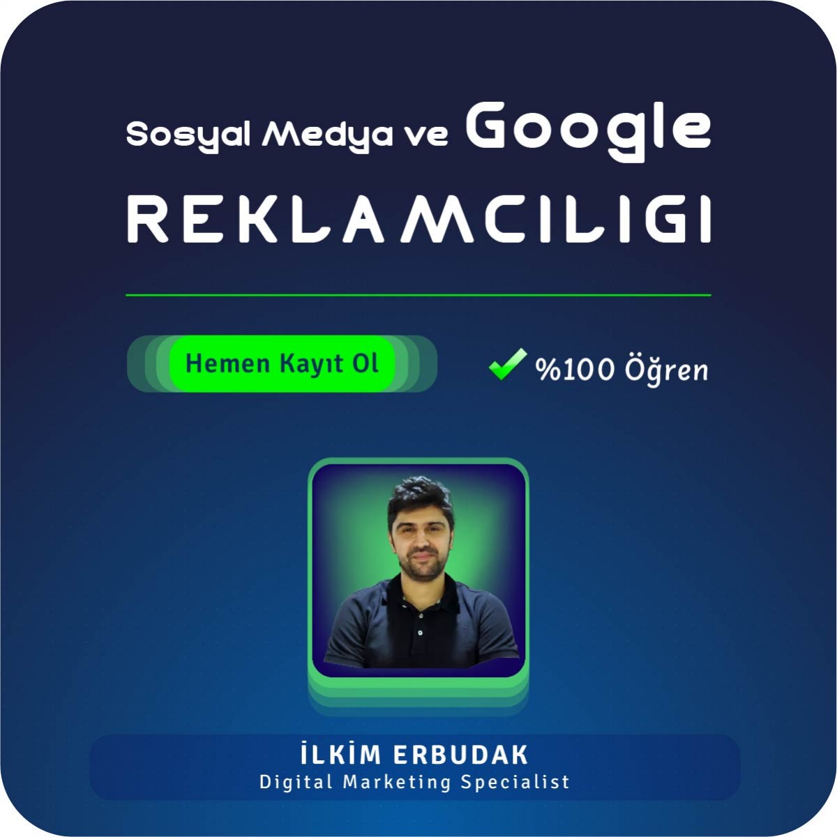 Sosyal Medya ve Google Reklamcılığı Canlı (Online) Eğitimi Sosyal Medya ve Google Reklamcılığı Canlı (Online) Eğitimi