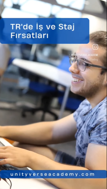 Unity ile Oyun Geliştirme Yüz Yüze Eğitimi
