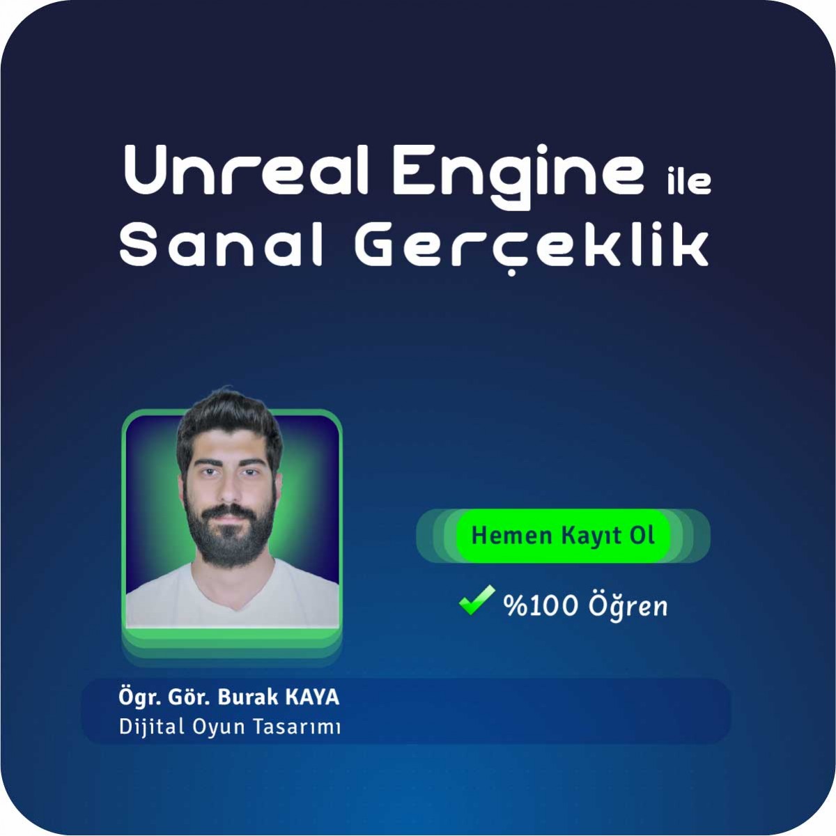 Unreal Engine ile Sanal Gerçeklik Özel Ders Online / Canlı Eğitim Unreal Engine ile Sanal Gerçeklik Özel Ders Online / Canlı Eğitim