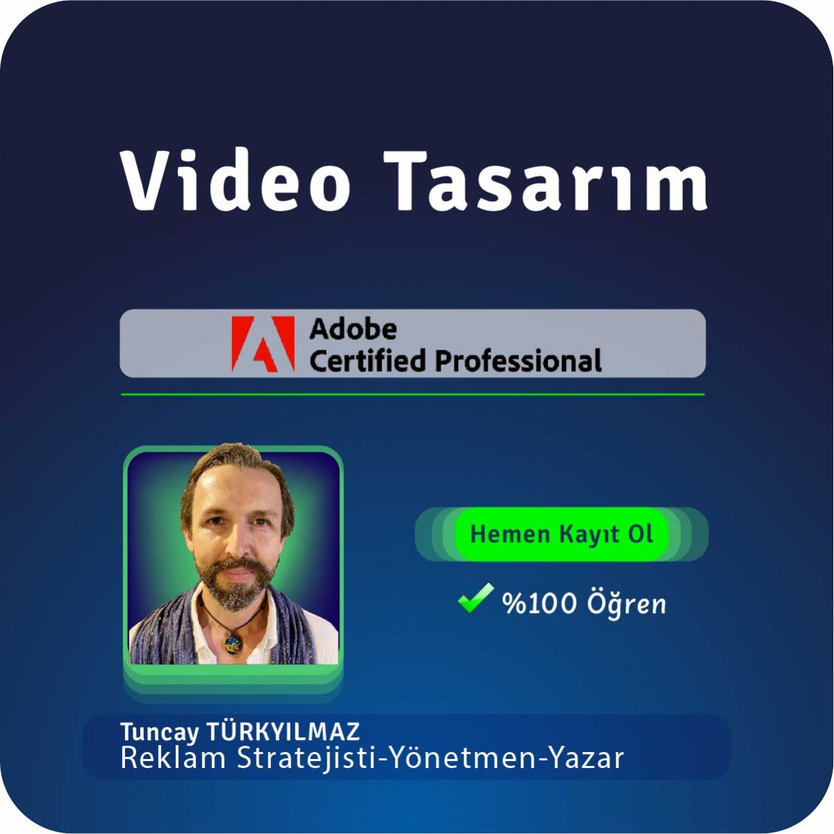 Video Tasarımı Canlı (Online) Eğitimi Video Tasarımı Canlı (Online) Eğitimi