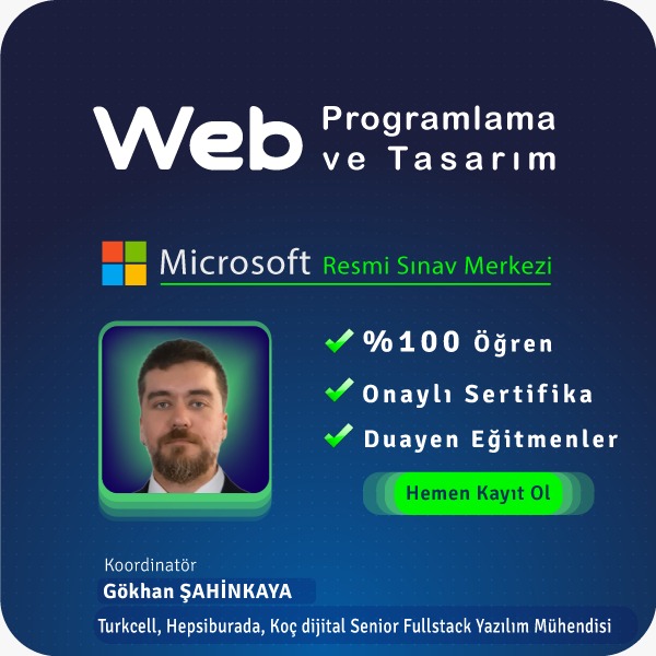 Web Programlama ve Tasarım - Online(Canlı) Eğitim Web Programlama ve Tasarım - Online(Canlı) Eğitim