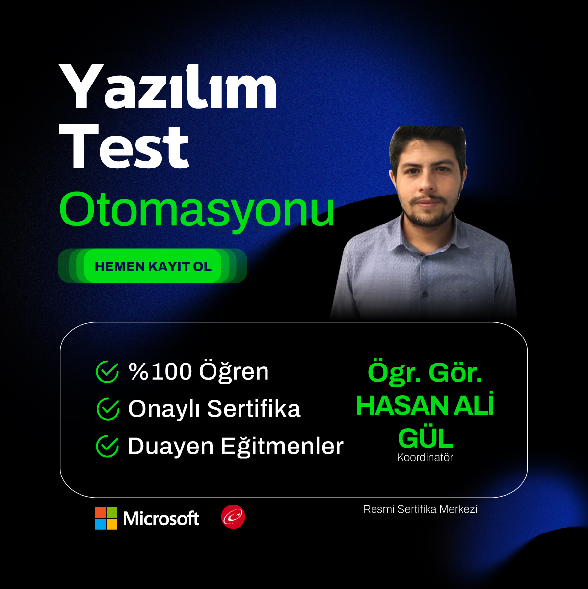 Yazılım Test Otomasyonu Canlı (Online) Eğitimi Yazılım Test Otomasyonu Canlı (Online) Eğitimi