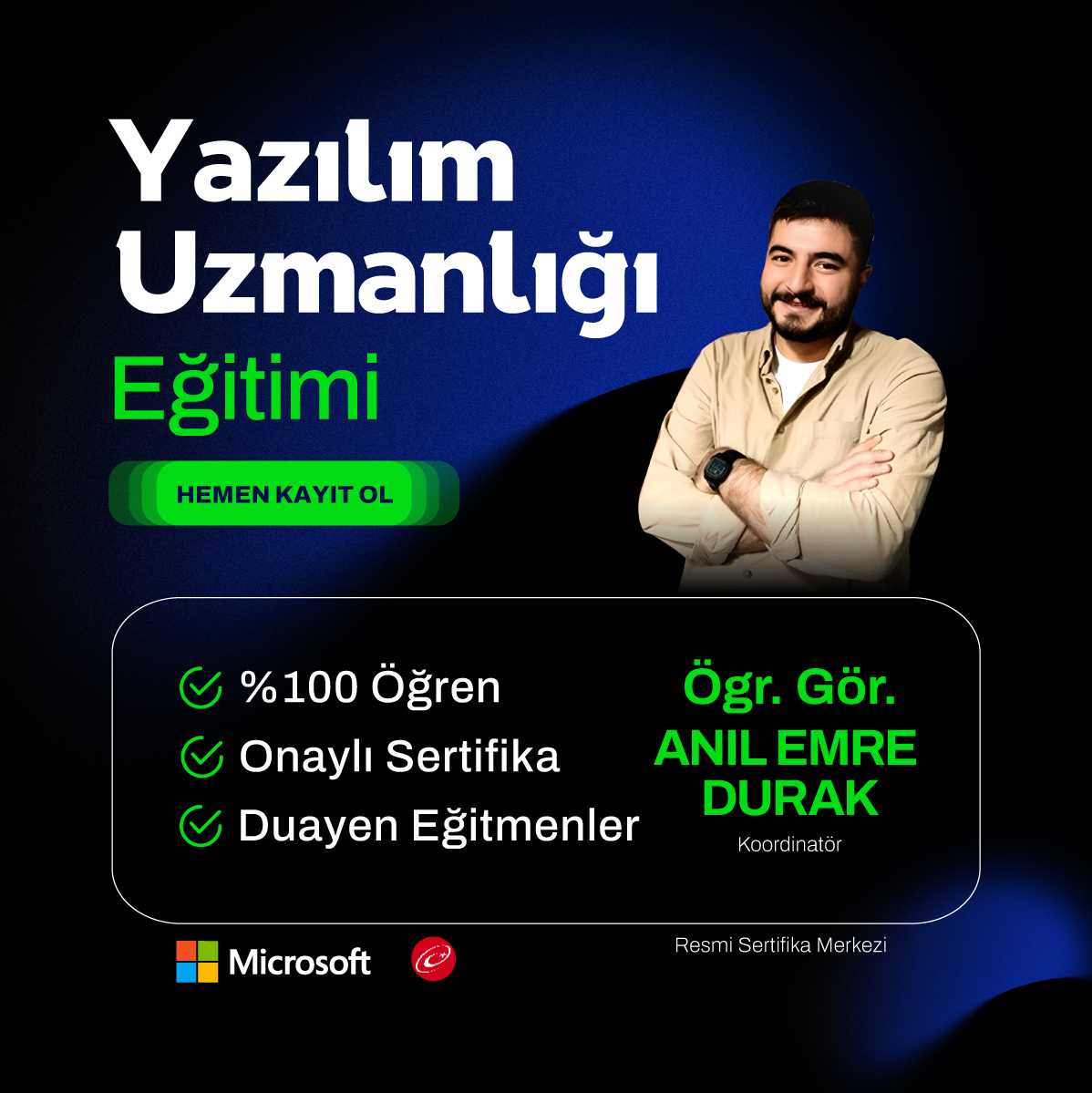 Yazılım Uzmalığı  Yüz Yüze Eğitim Yazılım Uzmalığı  Yüz Yüze Eğitim