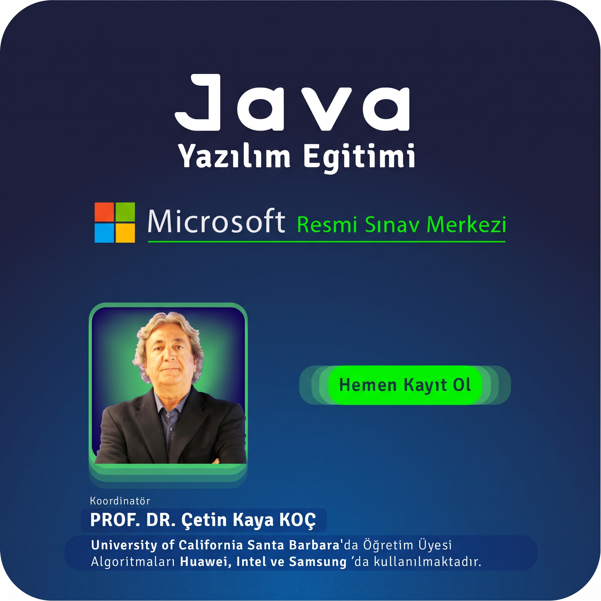 Java Programlama Özel Ders – Birebir Yüz Yüze Eğitim