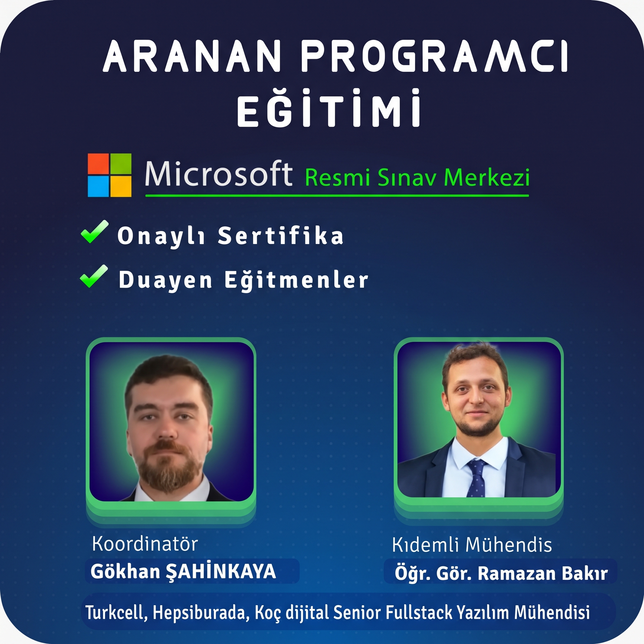 Sıfırdan Programcı Olma Özel Ders – 80 Saat Birebir Yüz Yüze